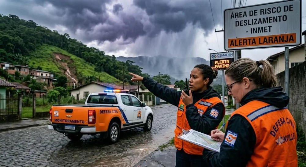 Frente Fria Rompe Bloqueio Atmosférico no Sudeste e Mantém Alerta de Perigo no Sul