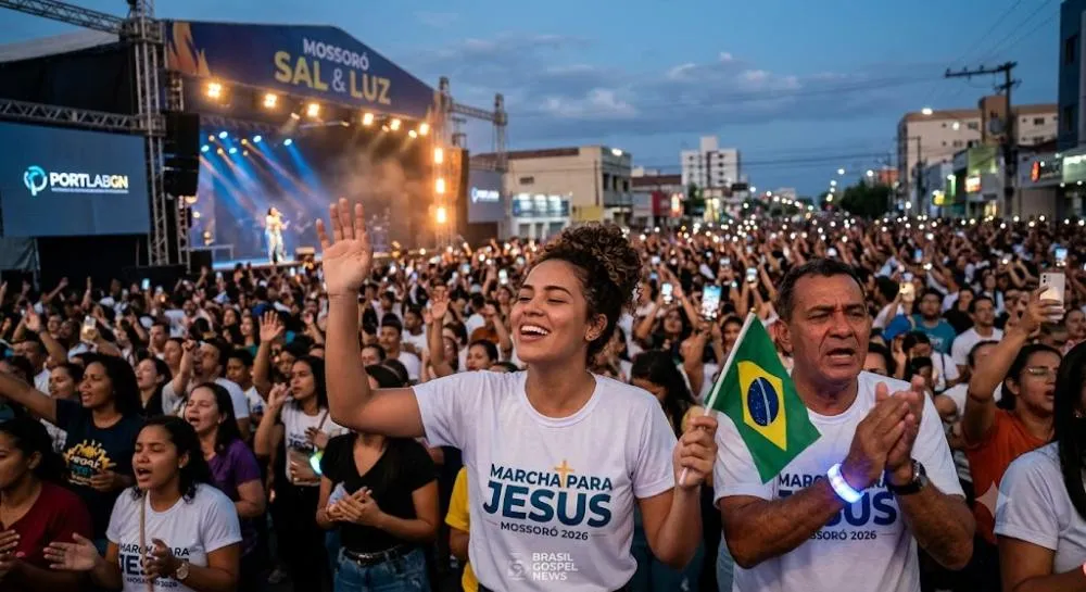 Encerramento do 'Mossoró Sal & Luz' 2026 Reúne Multidão e Destaca Unidade da Igreja