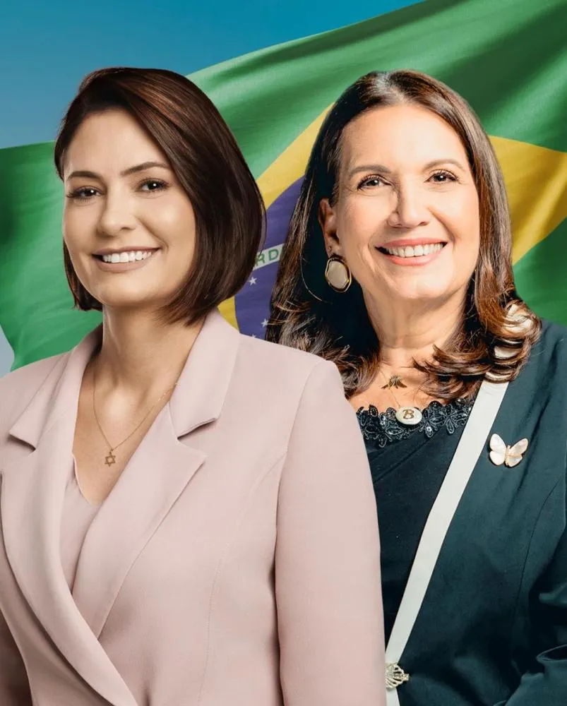 Michelle Bolsonaro e Bia Kicis, Senadoras pelo DF. Foto: Divulgação 