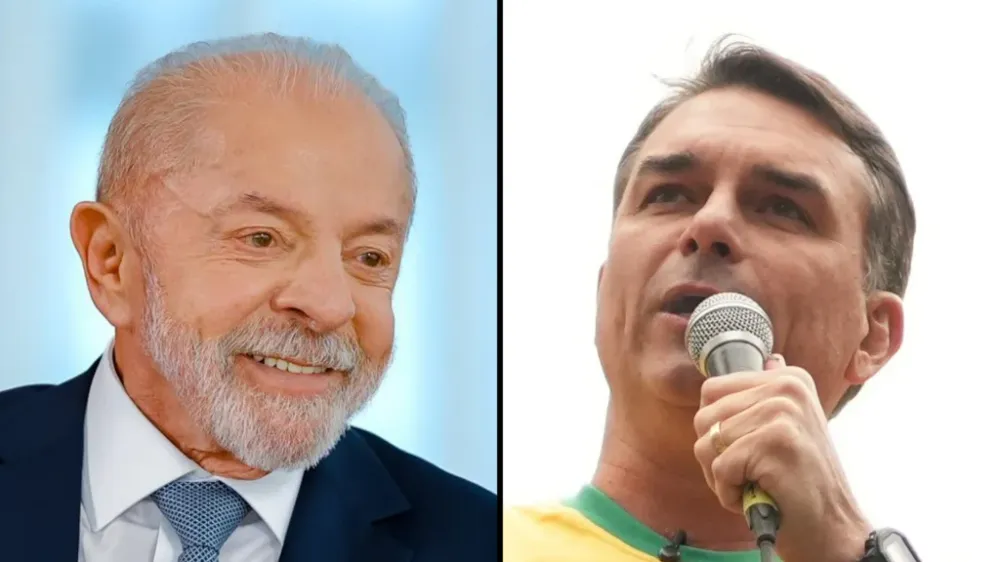 Lula (PT) e Flávio Bolsonaro (PL), candidatos à presidência da República (Foto 1: Ricardo Stuckert/Campanha | Foto 2: Charles Vieira/Campanha)