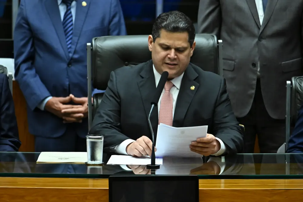 Davi Alcolumbre, presidente do Senado. Foto: Jefferson Rudy/Agência Senado 